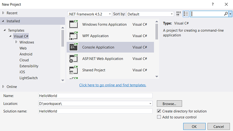 C# Console Application