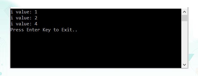 C# Continue Statement Example 2